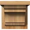 Ekena Millwork New Brighton Rough Sawn Corbel w/Backplate, Western Red Cedar, 8"W x 8"D x 8"H COR08X08X08NEB01RWR - alternate 2